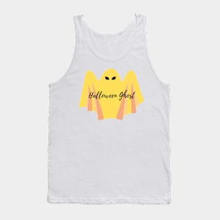 yellow ghost halloween art Tank Top